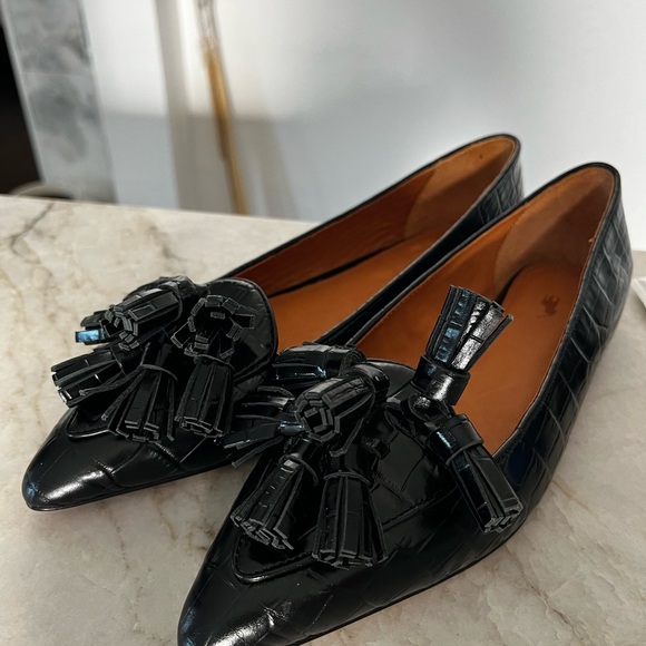 Ralph Lauren Polo LEATHER ballet flats - Picture 5 of 13